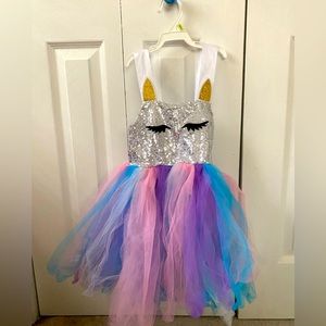 Unicorn halter tutu dress